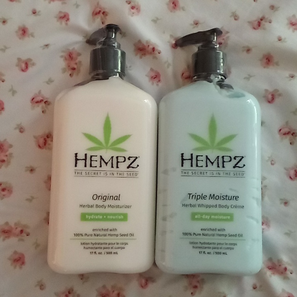 Hempz original & Triple moisture body lotion Duo bundle